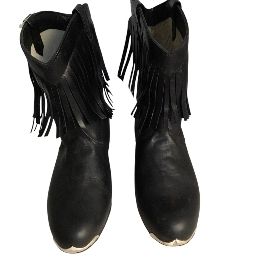 Mitzi 8” Square Dance boot with fringe Size 8.5 New